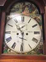 Lot 18 - VICTORIAN MAHOGANY LONGCASE CLOCK the 13''...