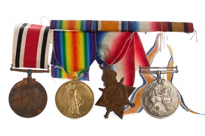 Lot 103 - A WWI MEDAL GROUP