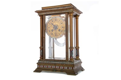 Lot 623 - A LATE 19TH CENTURY FRENCH MANTEL CLOCK BY SAMUEL MARTI