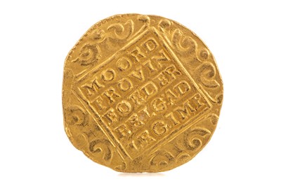 Lot 10A - A VERY IMPRESSIVE DUTCH GOLD DUCAT FROM THE SHIPWRECK OF 'DE LIEFDE' DATED 1711
