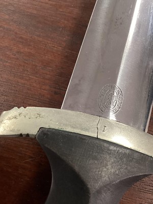 Lot 35 - A THIRD REICH-STYLE 'SS' CEREMONIAL DAGGER