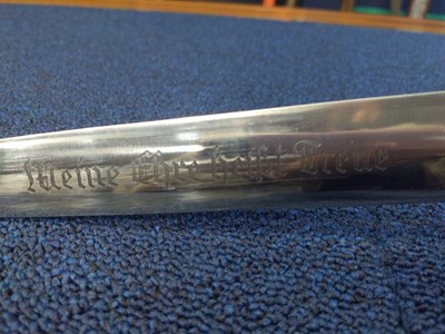 Lot 35 - A THIRD REICH-STYLE 'SS' CEREMONIAL DAGGER