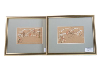 Lot 272 - TWO SKETCHES BY JOHN MOYR-SMITH (BRITISH, 1839-1912)