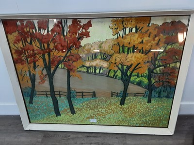 Lot 137 - A PASTEL LANDSCAPE BY E.A MACINTYRE