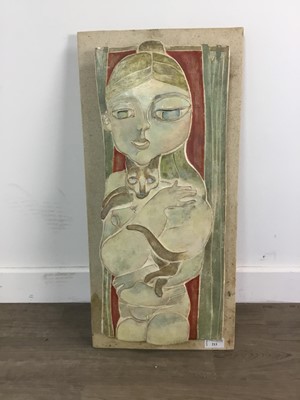 Lot 213 - GIRL WITH CAT BY HENRY FULLER