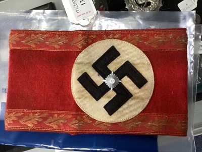 Lot 133 - FOUR THIRD REICH-TYPE ARMBANDS