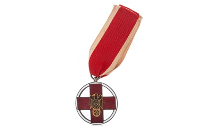 Lot 137 - A WWII GERMAN RED CROSS MEDAL