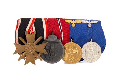 Lot 142 - A WWII GERMAN MEDAL GROUP