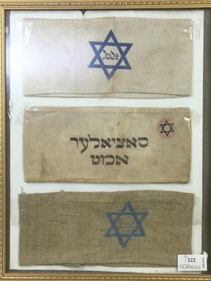 Lot 222 - EIGHT REPRODUCTION THIRD REICH CONCENTRATION CAMP ARMBANDS