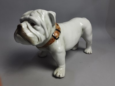 Lot 284 - A GROUP OF FIGURES OF VARIOUS BREEDS OF BULL DOGS