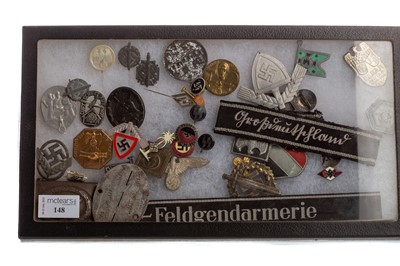 Lot 148 - A COLLECTION OF THIRD REICH BADGES AND INSIGNIA