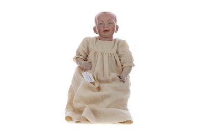 Lot 1135 - A KRAMMER & REINHARDT BISQUE HEADED BABY DOLL