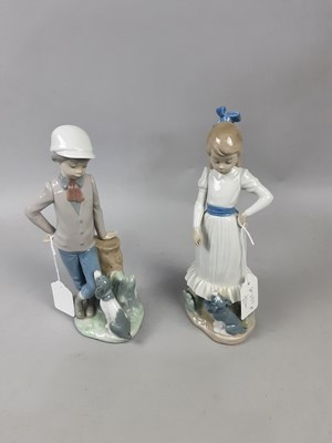 Lot 233 - A PAIR OF NAO FIGURES