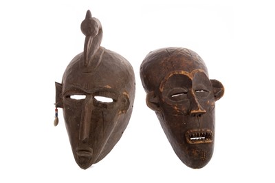 Lot 152 - THREE WEST-AFRICAN TRIBAL MASKS
