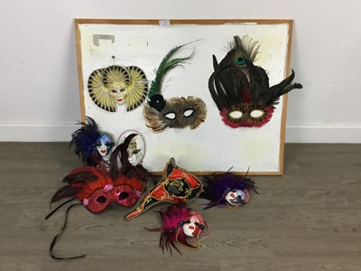 Lot 323 - A GROUP OF VENETIAN FACE MASKS