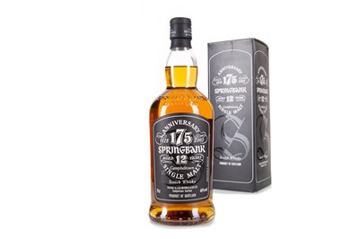 Lot 89 - SPRINGBANK 12 YEAR OLD 175TH ANNIVERSARY