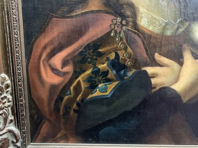 Lot 360 - AN OIL PORTRAIT AFTER CARLO DOLCI