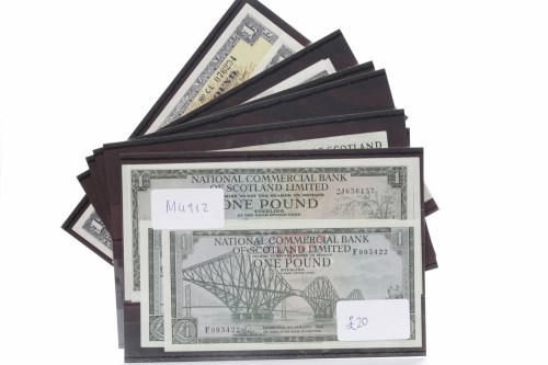 Lot 268 - GROUP OF VARIOUS £1 ONE POUND NOTES comprising...