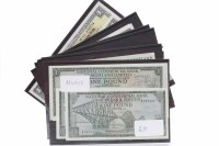 Lot 268 - GROUP OF VARIOUS £1 ONE POUND NOTES comprising...