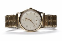 Lot 127 - GENTLEMAN'S RECORD MANUAL WIND WRIST WATCH the...