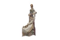 Lot 803 - LLADRO FIGURE GROUP OF 'COIFFURE' sculptor...