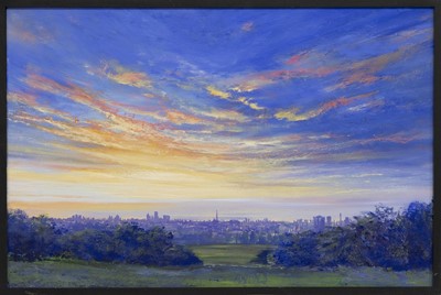 Lot 10 - PARLIAMENT HILL MORNING, AN OIL BY ED SUMNER