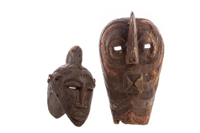 Lot 176 - TWO WEST-AFRICAN TRIBAL MASKS