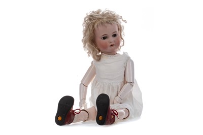 Lot 1150A - A KAMMER & REINHARDT BISQUE HEADED GIRL DOLL