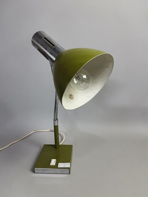 Lot 6 - AN ITALIAN DESK LAMP BY PROVA AND ANOTHER LAMP