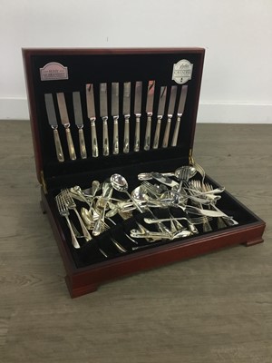 Lot 52 - A BUTLER OF SHEFFIELD CANTEEN OF SILVER PLATED CUTLERY AND OTHER SILVER PLATED WARE