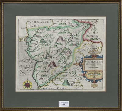 Lot 165 - TWO 17TH CENTURY MAPS AND FOUR FURTHER MAPS