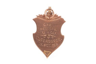 Lot 1784 - GLASGOW WHEELERS CYCLE CLUB GOLD MEDAL