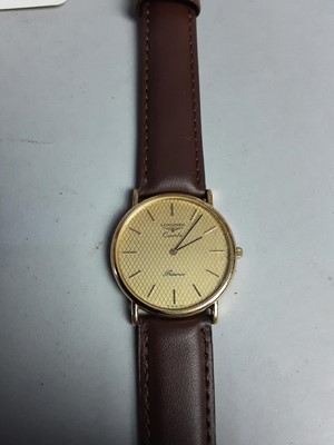 Lot 195 - A GENTLEMAN'S LONGINES PRESENCE WRISTWATCH