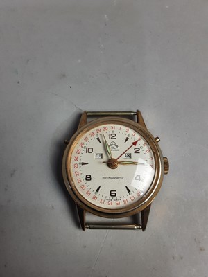 Lot 327 - A ROCAR WRISTWATCH ALONG WITH A COLLECTION OF CUFFLINKS AND OTHER ITEMS