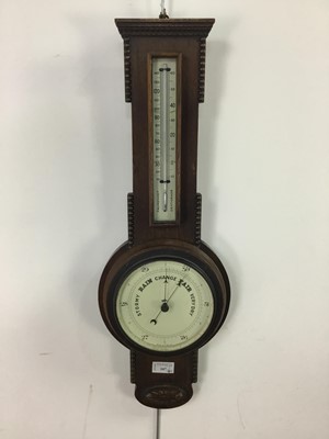 Lot 107 - A LOT OF TWO WHEEL BAROMETERS