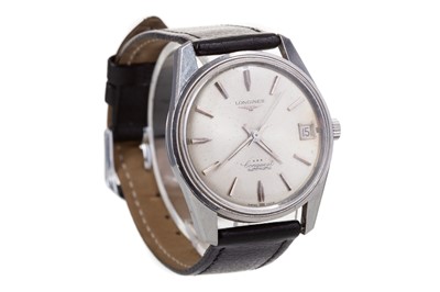Lot 865 - A GENTLEMAN'S LONGINES CONQUEST STAINLESS STEEL AUTOMATIC WRIST WATCH