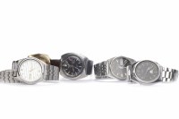 Lot 170 - GROUP OF FIVE GENTLEMAN'S SEIKO WRIST WATCHES...