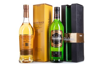 Lot 82 - GLENMORANGIE 10 YEAR OLD AND GLENFIDDICH 12 YEAR OLD SPECIAL RESERVE