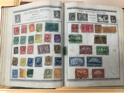 Lot 403 - VICTORIAN AND LATER STAMP ALBUM