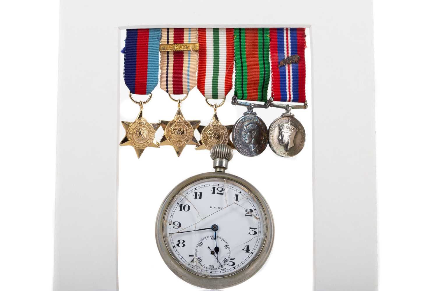 Lot 880 - HISTORICALLY IMPORTANT WWII ROLEX MILITARY