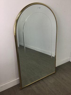 Lot 357 - A MODERN ARCHED WALL MIRROR