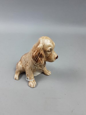 Lot 451 - A SYLVAC MODEL OF A DOG AND OTHER CERAMICS
