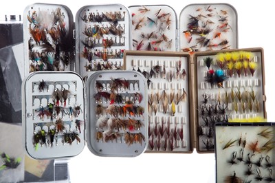 Lot 1656 - A GOOD COLLECTION OF FISHING FLIES