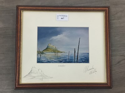 Lot 467 - LINDISFARNE BY ALEXANDER MILLAR