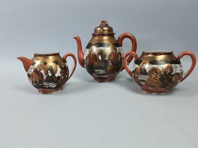 Lot 474 - A 20TH CENTURY JAPANESE EGGSHELL TEA SERVICE