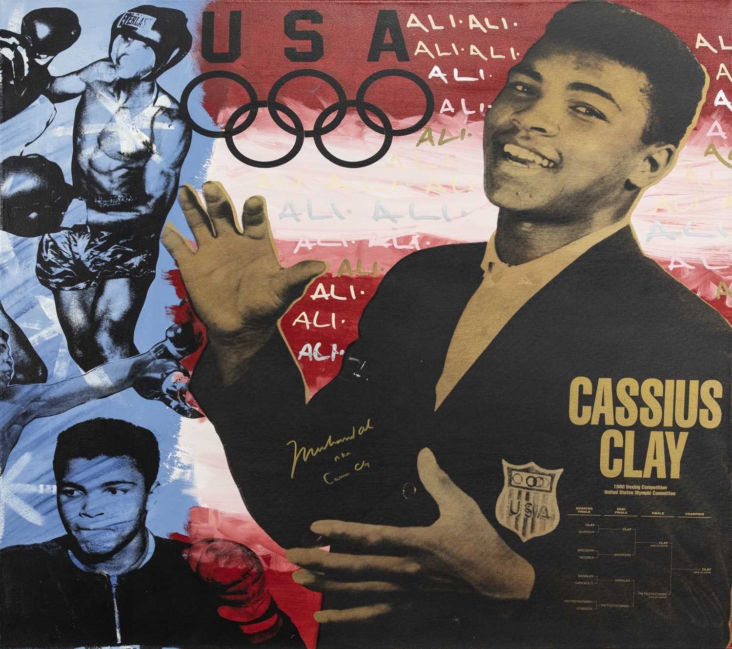Lot 1499 - STEVE KAUFMAN FOR WARNER BROS - MUHAMMAD ALI