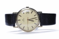 Lot 196 - GENTLEMAN'S OMEGA GENEVE NINE CARAT GOLD...