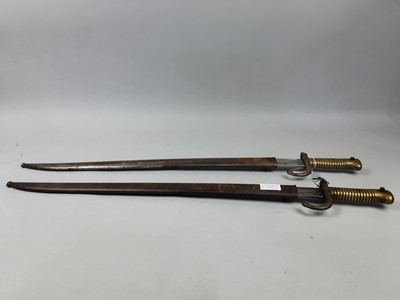 Lot 508 - TWO 19TH CENTURY FRENCH BAYONETS