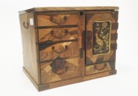 Lot 804 - EARLY 20TH CENTURY CHINESE TABLE CABINET with...