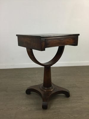 Lot 506 - A VICTORIAN MAHOGANY SEWING TABLE